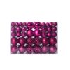 Catzon 100 Pcs Christmas Ball Ornaments Set-Rose Red