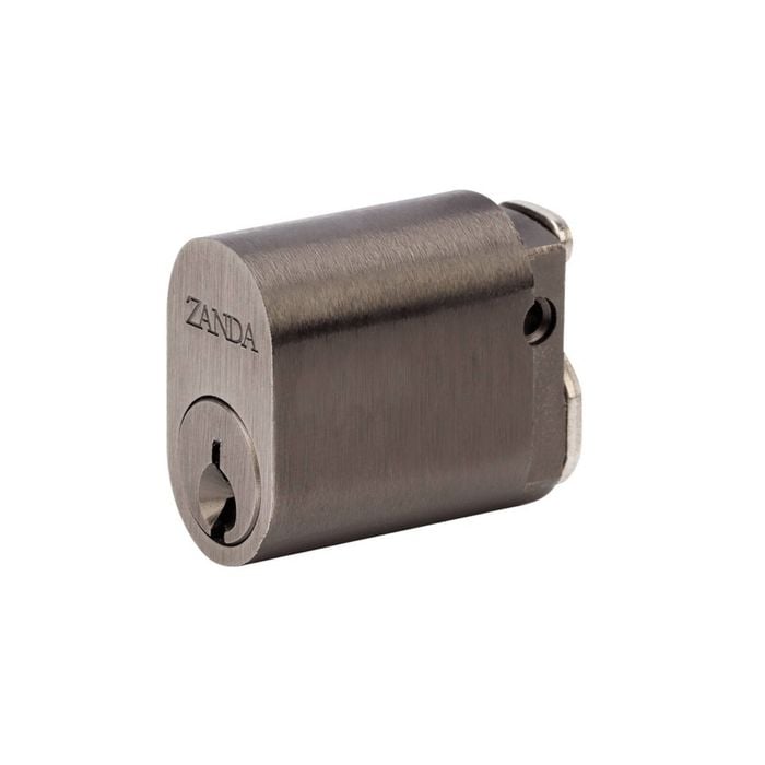 Zanda 31.2mm Graphite Nickel Oval Cylinder 6 Pin