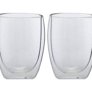 2pc Maxwell & Williams Blend Double Wall Drinking Cups Set 350ml