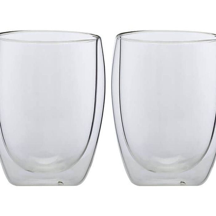 2pc Maxwell & Williams Blend Double Wall Drinking Cups Set 350ml