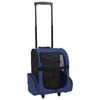 vidaXL Multipurpose Pet Trolley Blue Foldable Bag Stroller Transport Carrier