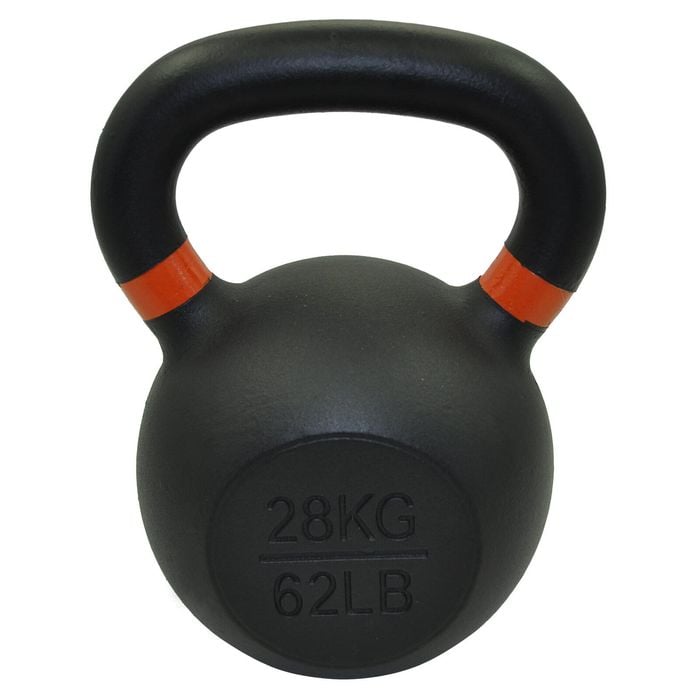 28kg Premium Powder Coated Cast Iron Kttlebell Weight Commercial Grade