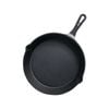 SOGA 26cm Round Cast Iron Sizzle Platter with Handle