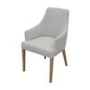 Catalina 2pc Set Fabric Dining Chair Grey