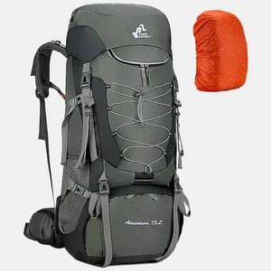 NNEOBA 75L Camping Backpack  Waterproof Rucksack Green