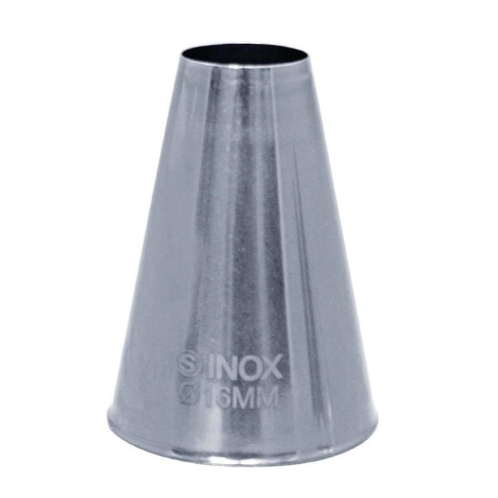 Schneider Stainless Steel Plain Nozzle 16mm Baking Pastry Decorating Tool