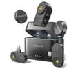 Maono Wave T5 Wireless Lavalier Microphone (2 Mics) (camera, Lightning And Type-c)
