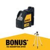 DeWALT Green Beam 2 Way Cross Line Laser DW088CG-XJ