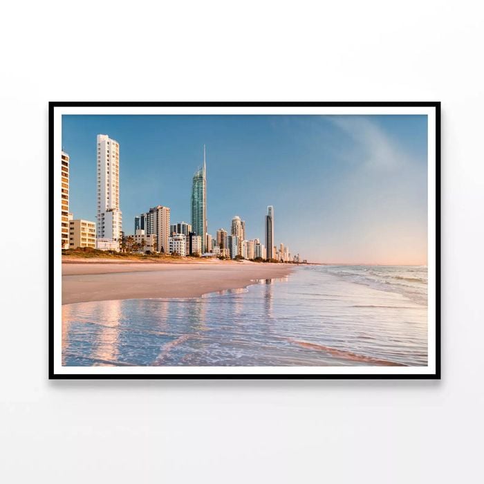 Shore Of Beach Australia  Print 100% Australian Made 120x90cm  (poster)