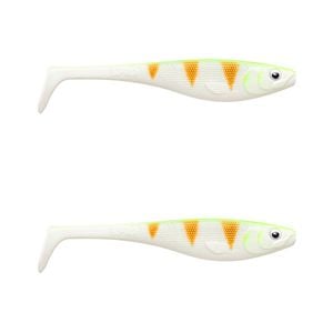 2x Rapala Soft Peto 22cm Paddle Tail Shad Lures - Sunny Snow