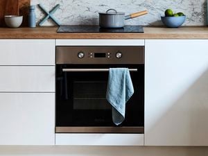 Chrome oven.