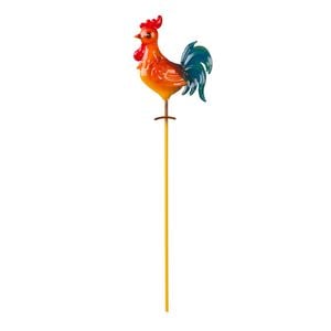 Northcote Pottery 7.5 x 30cm Rooster Metal Decorative Garden Stake
