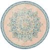 The Rug Connection Pathway 706 Pink 240x240cm - Large Round Transitional Pet Friendly Indoor Rug