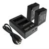 2x Battery and Charger for Panasonic Lumix DMC-FZ300 DMC-FZ1000 DMC-G85 DMW-BLC12 DMW-BLC12E Camera