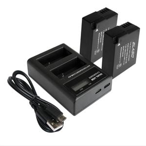 2x Battery and Charger for Panasonic Lumix DMC-FZ300 DMC-FZ1000 DMC-G85 DMW-BLC12 DMW-BLC12E Camera