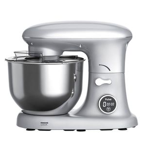 YOPOWER 6L Stand Mixer LED Silver 1400W