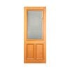 Woodcraft 2040 x 820 x 40mm Entrance Door Venetian blind Clear Glass Half Lite 