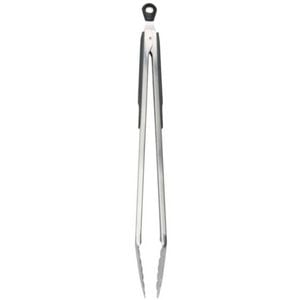 Oxo Good Grips 41cm Stainless Steel Tongs Kitchen Cooking/Frying Utensil Silver