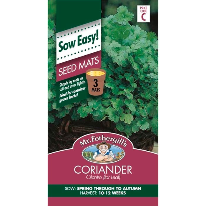 Mr Fothergill's Coriander Cilantro Seed Mat