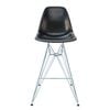 Sk Designer Living | Replica Eames Dsr Stool | Plastic & Chrome - Black