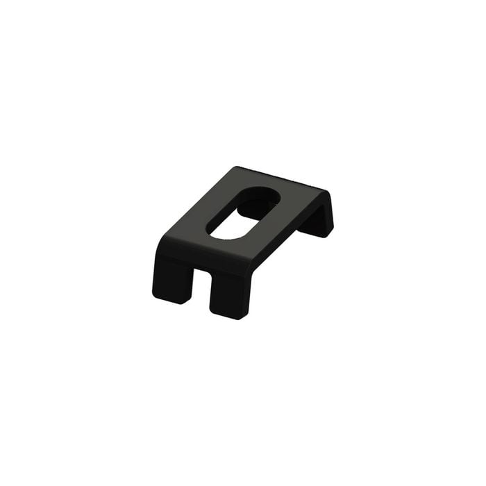 FenceLab 30 x 50mm Black Ngaru Anti-Climb Mesh Face Fix Bracket