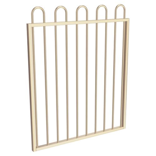 ProtectorAl 975 x 1200mm Primrose Aluminium Loop Top Pool Gate ...