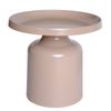 SK Designer Living | Pillar Round Metal Side Table - Light Fossil