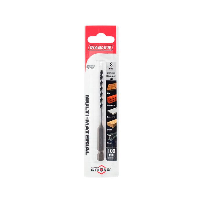 Diablo 3 x 45 x 100mm Multi-Material Drill Bit