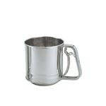 Chef Inox Stainless Steel Squeeze handle Flour Sifter 3 Cup