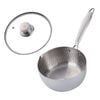 Anygleam Stock Pot Silver Non-stick Stainless Steel Kitchen Snow Pan Noodle Soup With Lid Cooker Universal Cookware