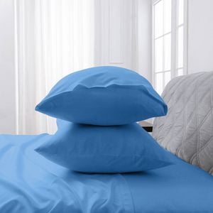LINENOVA 2PCS Bamboo Blend Cooling Pillowcases Pillow Case - Ocean,Standard