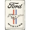 Nostalgic-Art 20x30cm Medium Sign Ford Mustang Horse & Stripes