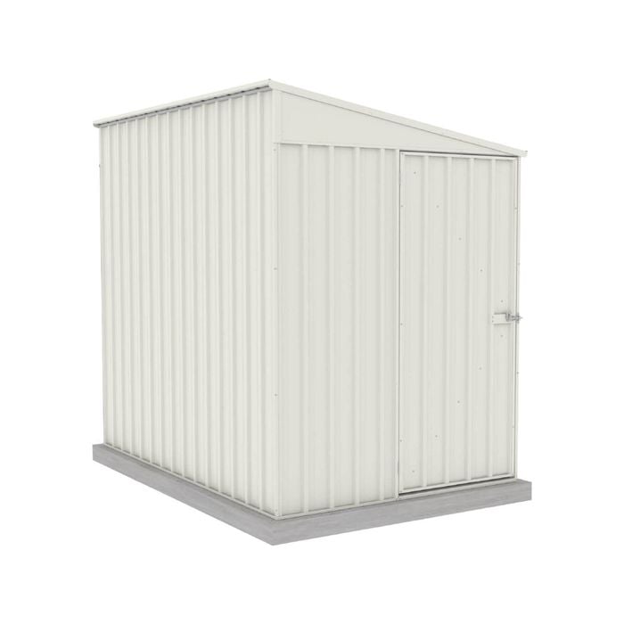 Absco Sheds 1.52 x 2.26 x 2.06m Surfmist Narrow Single Door Garden Shed