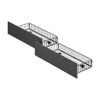Oikiture 2x Trundle Drawers for Bed Frame with Wheels Metal Grey