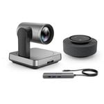 Yealink UVC84 BYOD Teams Video Conference Kit For Medium and Large Rooms, 1x UVC84, MSpeach Speakerphone, 1x BYOD Box, Cost-Effe