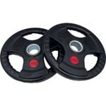BRIXX 10kg Tri-Grip Olympic Weight Plates (2 pack)