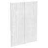 Kaboodle 900mm Provincial White Modern Medium Pantry Door - 2 Pack - Modern