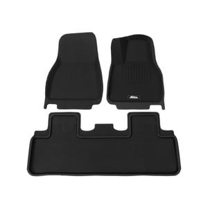 Weisshorn Tesla Model Y Rubber Mats Carpets Front Rear Set RHD 21-24