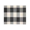 Icon Chef Plate Mats - Set of 6 - Black Gingham