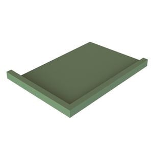 Stein 900 x 900mm 2-Sided Right Hand Channel Drain QuickTile Tray