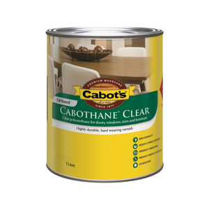 Cabot's 500ml Cabothane Matt Clear Polyurethane Timber Varnish
