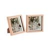 Nicola Spring Shadow Box Frames - 8 x 8" with 6 x 6" Mount - Light Wood - Pack of 2