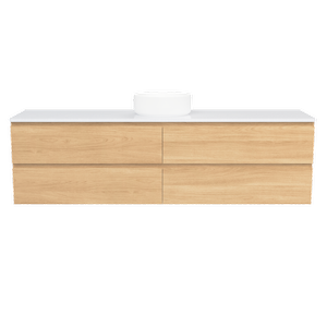 New England Joinery 1800mm Wall Hung SilkSurface Top Dignate Vanity