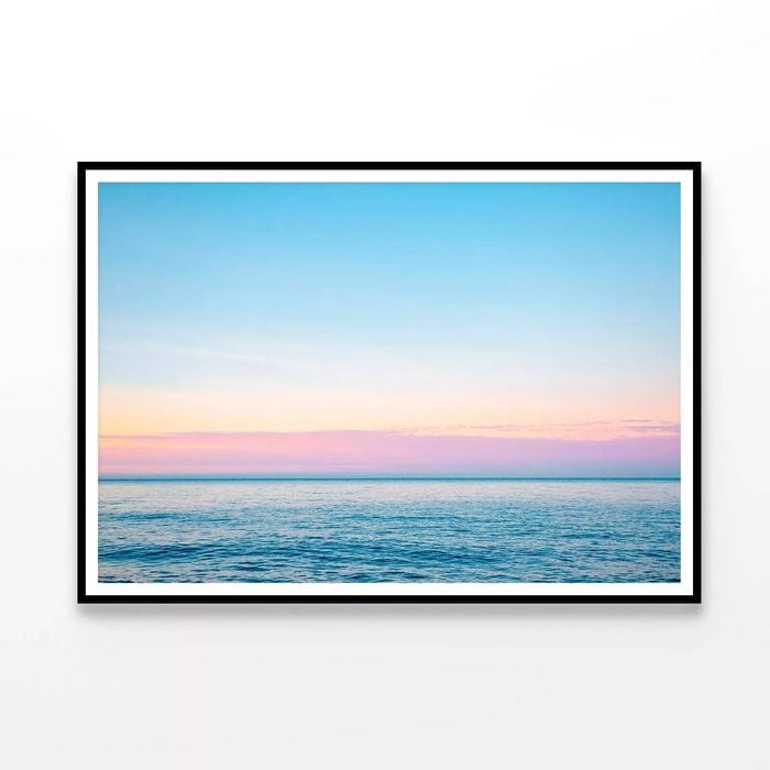 Calm Sea in Italy Europe  Print 100% Australian Made 120x90cm  (Poster)