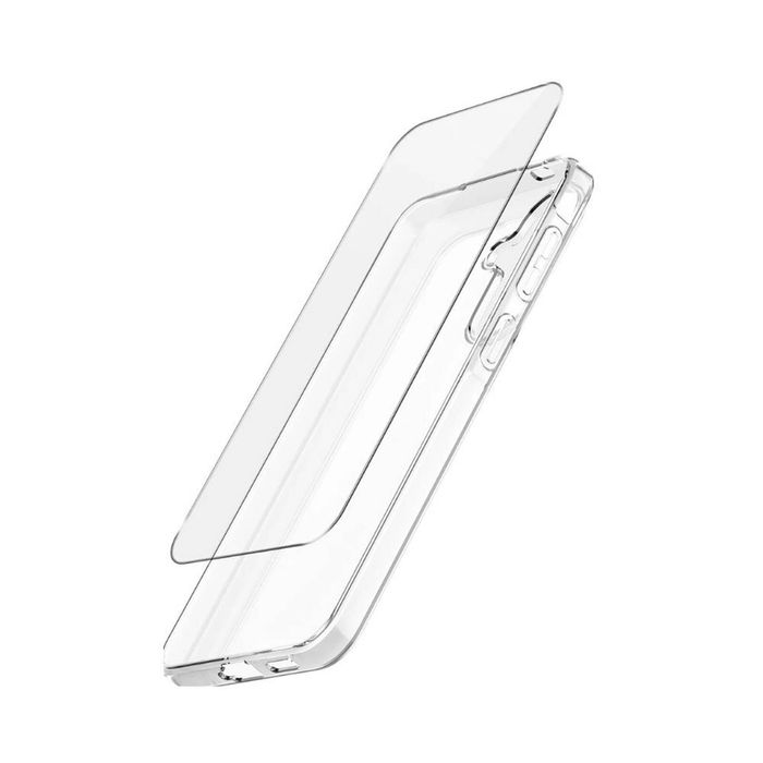 ITSKINS Essential 360 Bundle for Samsung Galaxy A57 5G Clear Case and Glass Protector