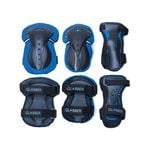 Globber Elbow/Knees/Wrists Pad Set Junior 6-10yrs XS Blue