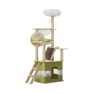 Alopet Cat Tree Tower Scratching Post Scratcher 152cm Condo House Bed Furniture