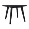 Ellen 100cm Round Dining Table Black