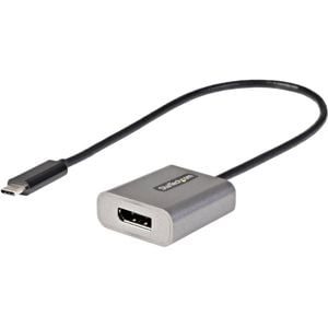 StarTech.com USB C to DisplayPort Adapter, 8K/4K 60Hz USB-C to DisplayPort 1.4 Adapter, DSC, USB Type-C to DP Video Converter