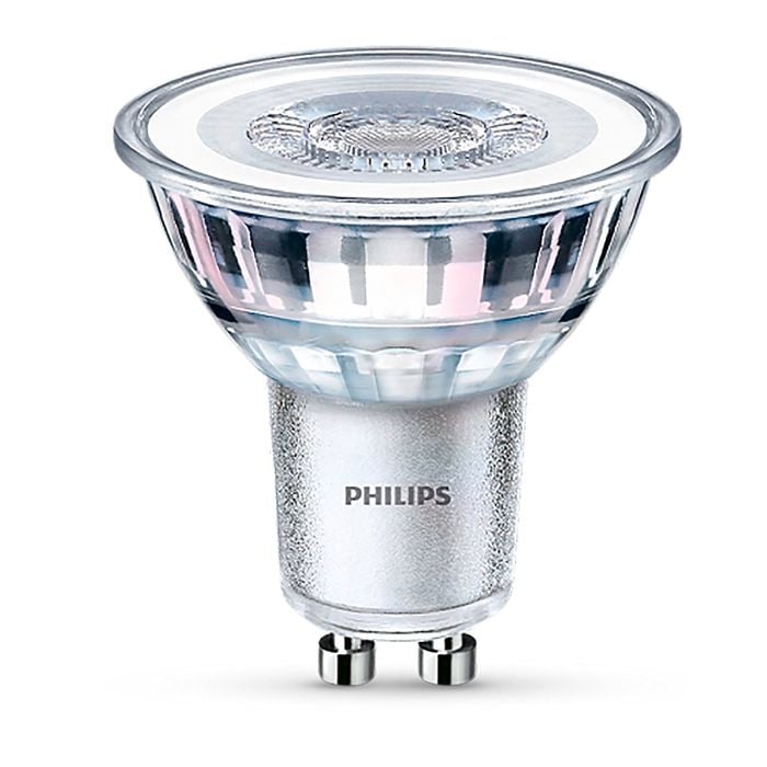 Philips GU10 LED 430lm Cool White 4.6W Spot - 2 Pack
